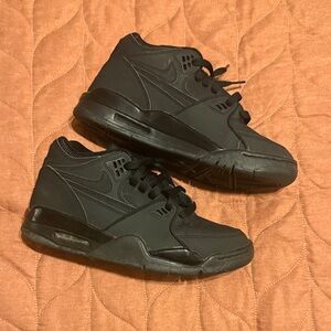 Nike Black Mid-Top Sneakers